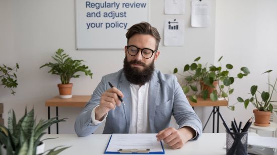 Regularly review and adjust your policy