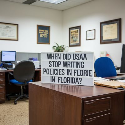 When Did USAA Stop Writing Policies in Florida?